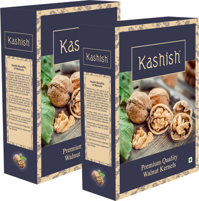 Kashish EXTRA LIGHT HALVES Walnuts, Kernels(2 x 250 g)
