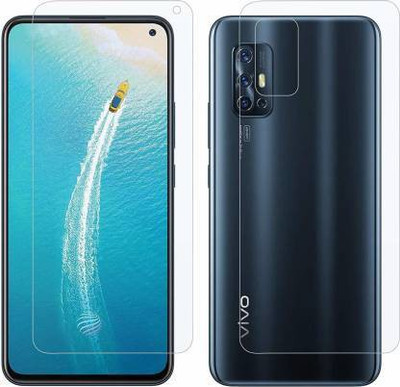 PR SMART Front and Back Tempered Glass for Vivo V17(Pack of 2)