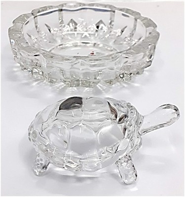 NAVYAKSH Decorative Showpiece  -  6 cm(Glass, White)