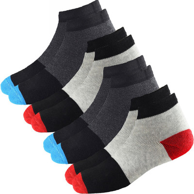 HICODE Men & Women Self Design Ankle Length(Pack of 4)