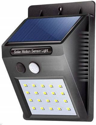 Ladila Wall Outdoor Waterproof Energy Saving Security Solar Light Set with Motion Sensor for Street Path, Home, Garden Solar Light Set(Wall Mounted Pack of 1)