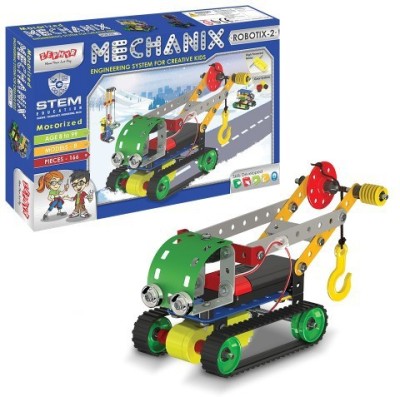 MECHANIX ROBOTIX - 2 -SERIES, MADE FROM HIGH QUALITY STEEL AND PLASTIC, BATTERIES NOT PROVIDED, MADE IN INDIA(Multicolor)