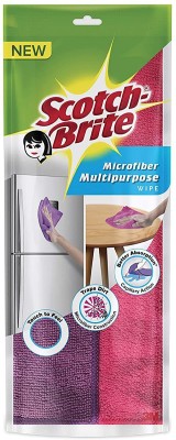 Scotch-Brite Multipurpose Wipe for Kitchen,Dinning, Appliances Wet and Dry Microfiber Cleaning Cloth(2 Units)