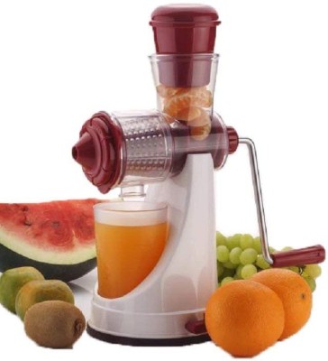 PAVITRA ENTERPRISE Plastic Hand Juicer Holy Delight Hand Juicer for Fruits and Vegetables with Steel Handle(Multicolor Pack of 1)