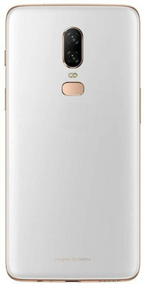 HopShop OnePlus OnePlus 6 Back Panel(WHITE)