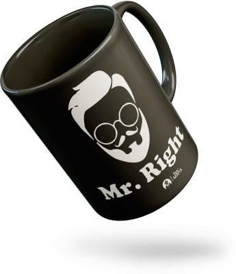 Tee Mafia Mug-Mr-Right-Left-1 Ceramic Coffee Mug(330 ml)