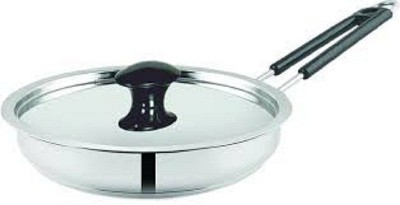 pnb kitchenmate ROMANO 21CM Fry Pan 21 cm diameter with Lid 1.3 L capacity(Steel, Non-stick, Induction Bottom)
