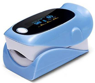 House Of Sensation Pulse Strength Bar Graph, Plethysmogram, Saturation Oxygen, Pulse Rates Pulse Oximeter(Blue)