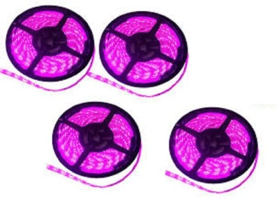 premier lights 1200 LEDs 20.02 m Pink Steady Strip Rice Lights(Pack of 4)