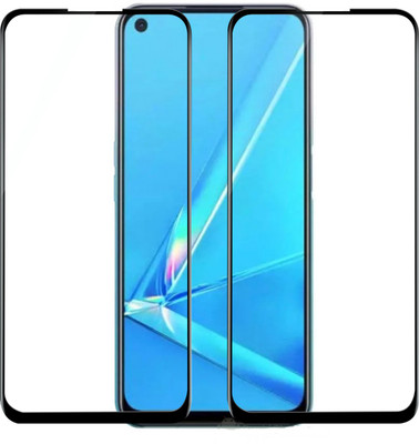 VAlight Edge To Edge Tempered Glass for OPPO A52(Pack of 2)