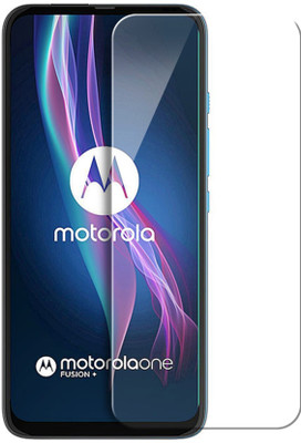 Gorilion Tempered Glass Guard for Motorola Moto One Fusion Plus(Pack of 1)