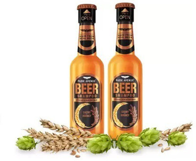 PARK AVENUE Beer Shampoo Shiny & Bouncy Combo(360 ml)