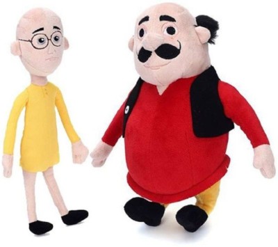 HEZALWOOD Motu Patlu Soft Plush Toy s12 Premium Quality  - 36 cm(Multicolor)