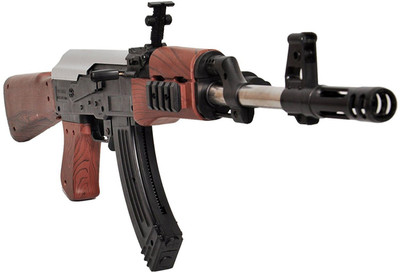 Miss & Chief Ak 47 Toy Gun/ Shooting Gun for Kids with Laser Light and 500 Bullets Guns & Darts(Multicolor)