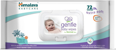 HIMALAYA Gentle Baby Wipes 72's Pack of 3 Combo(216 Wipes)