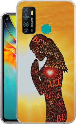 Mitvaa Back Cover for Infinix Hot 9 Pro(Multicolor, Dual Protection, Silicon, Pack of: 1)