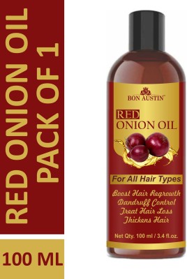 Bon Austin Red Onion oil- For Hair Growth & To Stop Hair Fall - For Healthy Hair Hair Oil(100 ml)
