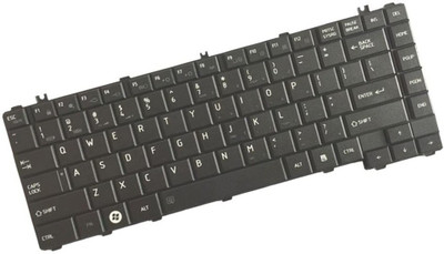 Laplogix S-atellite L640-0CS L640-BT2N13 Internal Laptop-size Laptop Keyboard Compatible with Desktop, Laptop, Mac(Black)