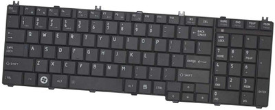 Laplogix S-atellite C650-00F C650-00J Internal Laptop-size Laptop Keyboard Compatible with Desktop, Laptop, Mac(Black)