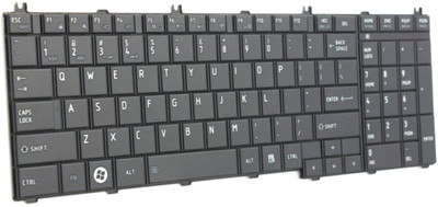 Laplogix S-atellite L655-S5156BN Internal Laptop-size Laptop Keyboard Compatible with Desktop, Laptop, Mac(Black)