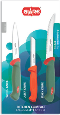 Glare 3 Pc Steel Knife Set GA-128