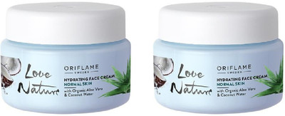 Oriflame Sweden Hydrating Face Cream with Organic Aloe Vera & Coconut Water(100 g)