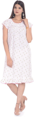Apratim Women Nighty(Multicolor)