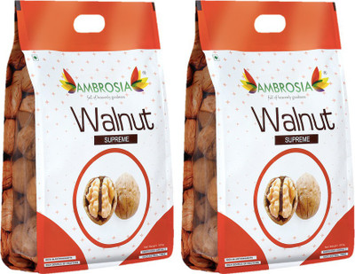 AMBROSIA Walnut Inshell Supreme Walnuts(2 x 500 g)
