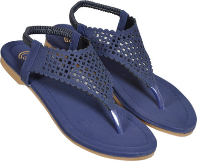 STYRAFEET Women Flats(Navy , 4)