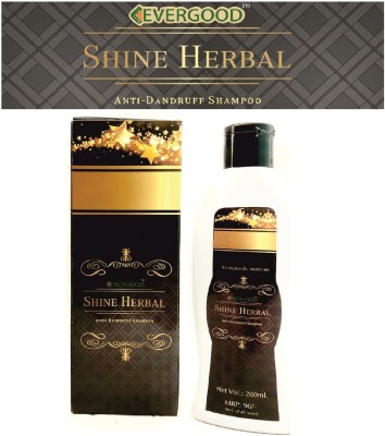EVERGOOD SHINE Herbal Ayurvedic Anti Dandruff Shampoo - 200ml(200 ml)