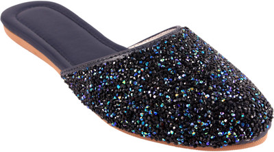 AMAZING TRADERS Women Flats(Blue , 8)