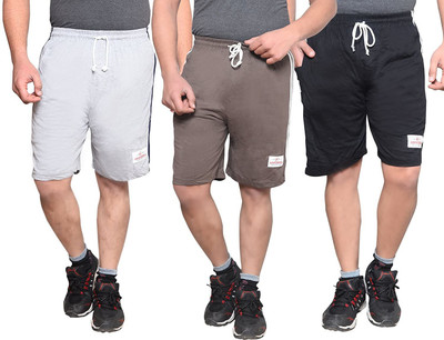 Kolva Solid Men Multicolor Bermuda Shorts