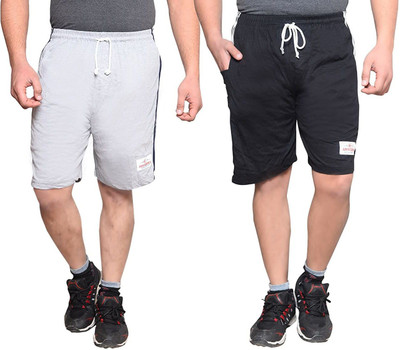 Kolva Solid Men Multicolor Bermuda Shorts
