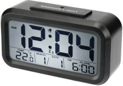 Cipzi Digital Black Alarm Table Clock