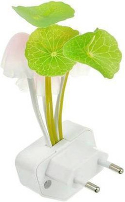 Buy Genuine Plastic 0.2 W Automatic Colour Changing Mushroom Plant Shape LED Night Light Plug Lamp with Smart Sensor Auto on-off Night Lamp(7 cm, Multicolor)