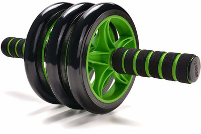 FLIPXEN AB 3 WHEEL Perfect Abdominal Core Carver Fitness Workout for Abs Ab Exerciser(Multicolor)