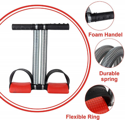 EMERET Double Spring Tummy Trimmer,Fat Reducer For Men And Women(Multi color) Ab Exerciser(Multicolor)