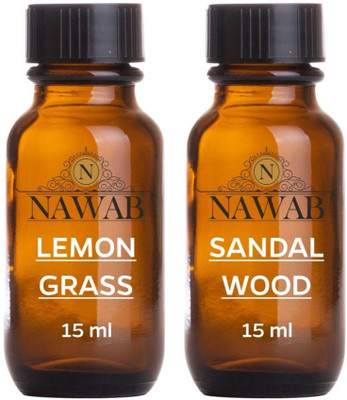 NAWAB Lemongrass and Sandalwood Aroma Diffuser Oil(30 ml)