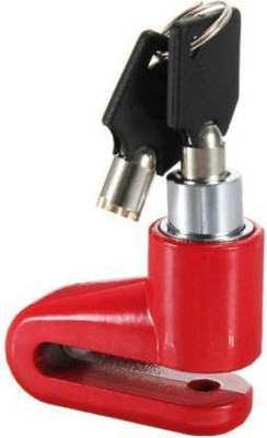AIRSKY Universal Anti Theft Protection Bicycle/Motorcycle Bikes and Scooter Safety Disc Brake Lock with Disc Lock(Red)
