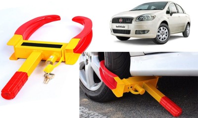 Auto Kite W7L68 Heavy Duty Anti Theft Wheel Lock Clamp Anti-Theft Towing Parking Boot Tire Claw Adjustable Wheel Lock