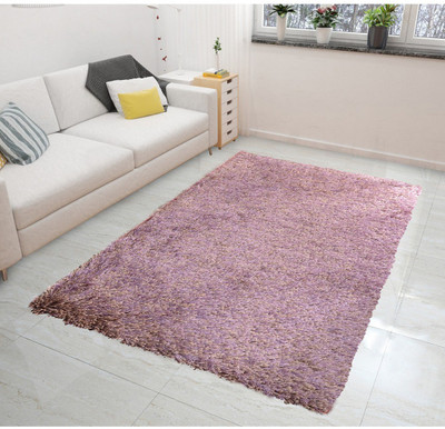 shopgallery Purple Polyester Runner(2 ft,  X 4 ft, Rectangle)