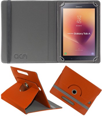 ACM Flip Cover for Samsung Galaxy Tab A 8 inch(Orange, Cases with Holder, Pack of: 1)