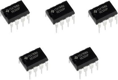 jivith NE555 TIMER IC (used for timer, pulse generation, and oscillation) 5Pcs pack Electronic Components Electronic Hobby Kit