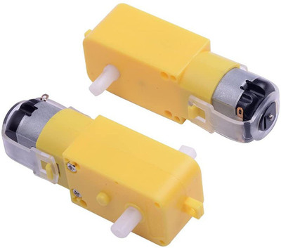 Manushre Manas BO Motor Dual Shaft for Smart Car Robot Arduino (Pack of 2) Educational Electronic Hobby Kit
