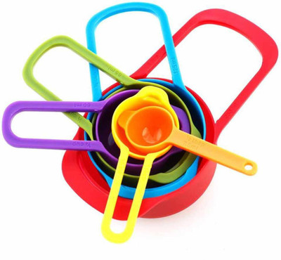 MASX Jolly Colorful 6 Pcs Measuring Cup Set(250 ml, 125 ml, 85 ml, 60 ml, 15 ml, 75 ml)