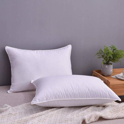 Navi collection Polyester Fibre Solid Sleeping Pillow Pack of 2(White)