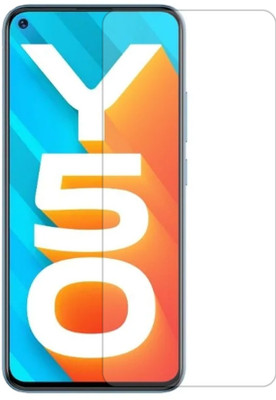 DMJHP Tempered Glass Guard for Vivo Y50(Pack of 1)