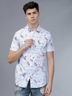 HIGHLANDER Men Printed Casual Multicolor Shirt