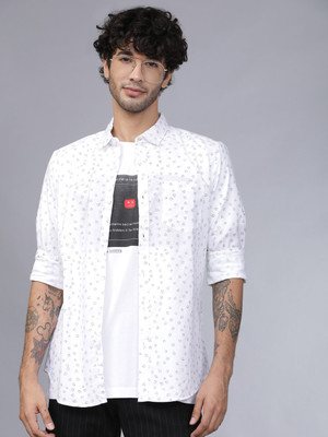 HIGHLANDER Men Printed Casual Multicolor Shirt