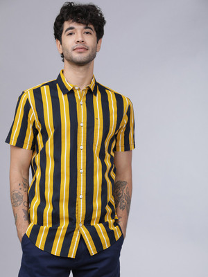 HIGHLANDER Men Printed Casual Multicolor Shirt